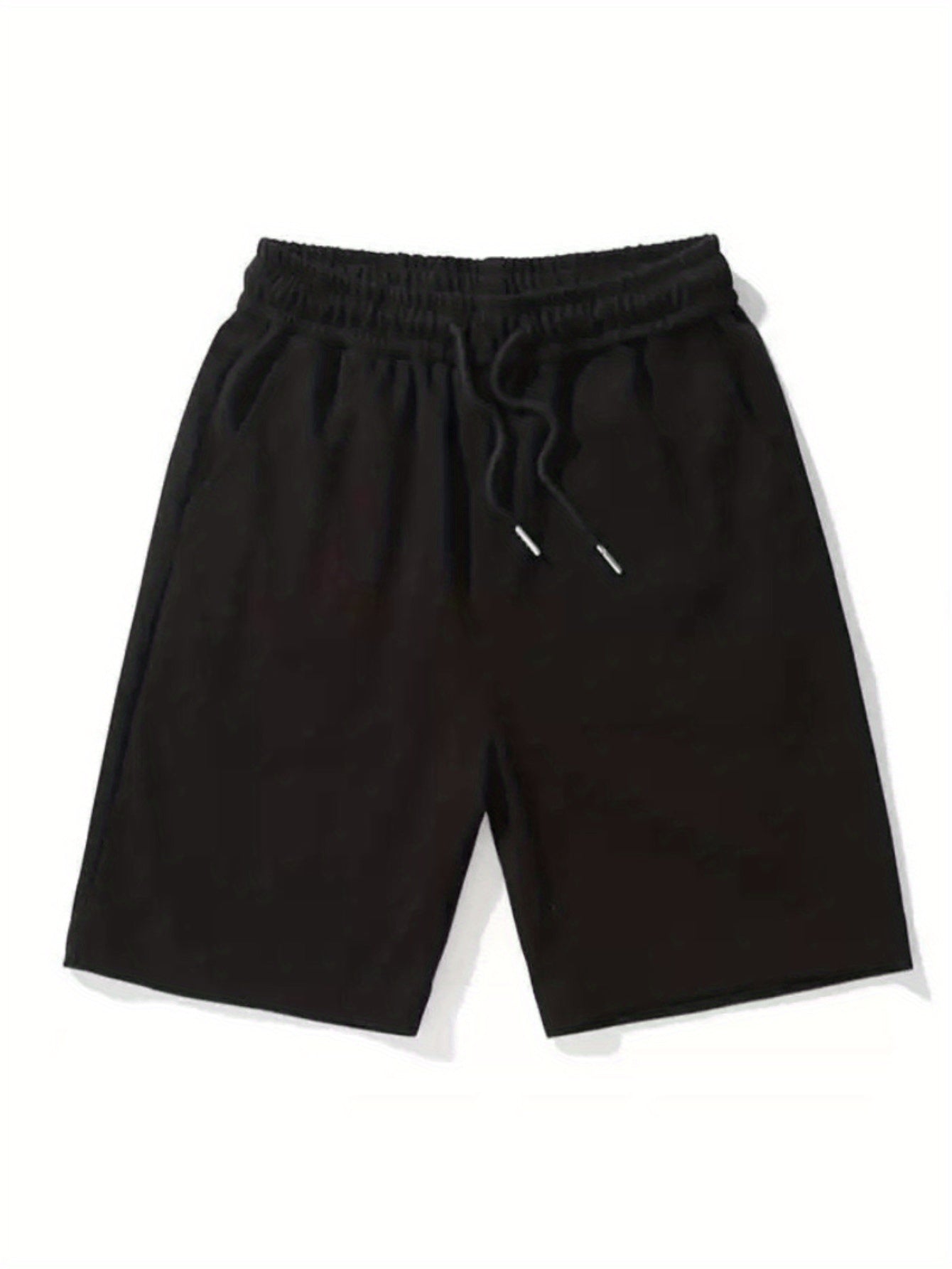 OG - Fashionable Letter Printed Men'S Set - Short Sleeve T-shirt and Drawstring Shorts, Comfortable Retro Style Street Trendy Enthusiasts Must Have