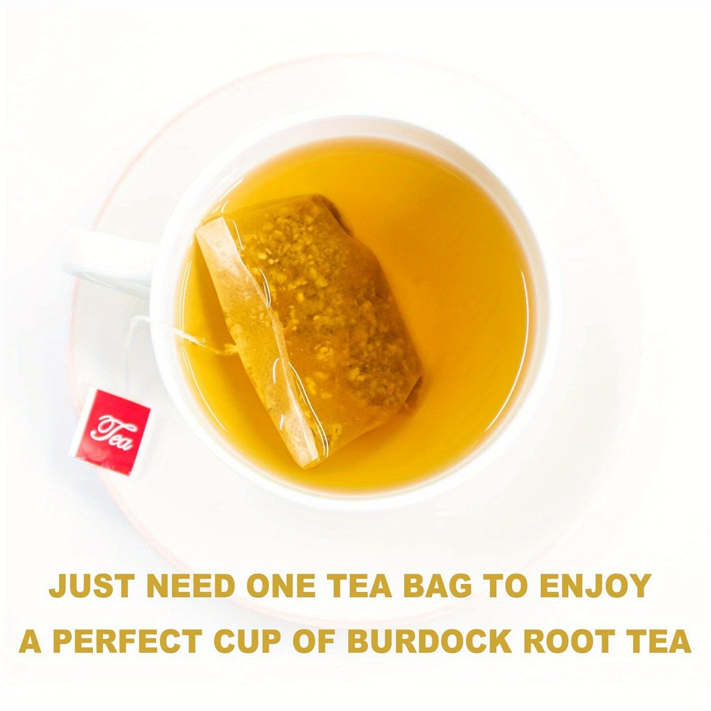 TEARELAE - Burdock Root Tea - Caffeine-free Herbal Tea - Natural Dried Burdock Root Tea Bags - 6.62 oz(2.5g X 75 Bags)