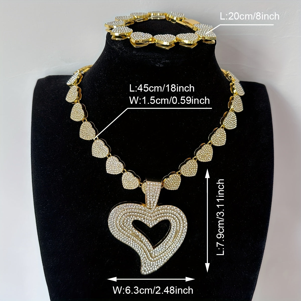1 Pair Bohemian Style Earrings + 1 Necklace Jewelry Set for Retro Design Clothing and Holiday Outfits