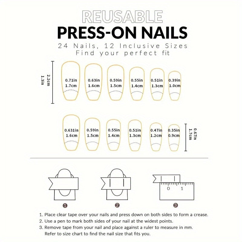 96pcs, 4 Sets of Medium Square Pressed Nail Fake Nails, Glossy Nail Glue, White Acrylic Nails, Spring Flower Patterns, Artificial Nails, Summer Shiny Fake Nail Design