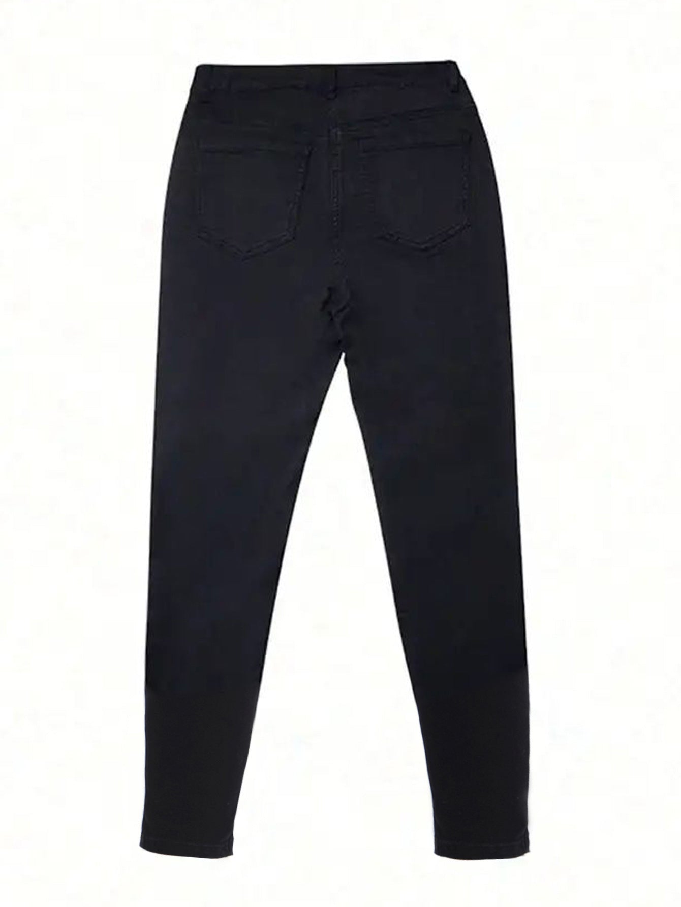 Plus Size Skinny Black Jeans For Women Full Length Stretchy Denim Jeans Pants Full Length Pencil Denim Jeans Pants