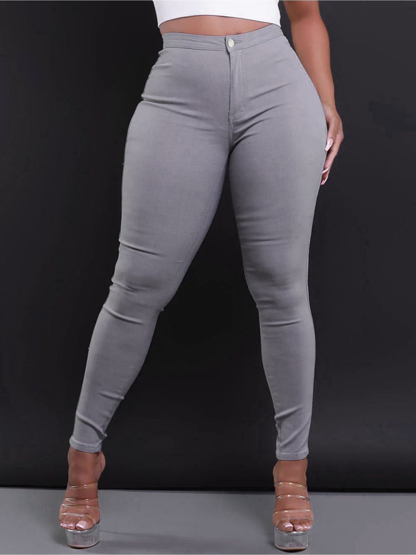 Summer Skinny Jeans Mid Rise Sculpting Denim in Seasonal Colors