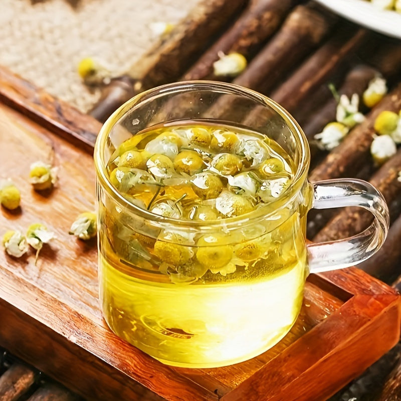 Chamomile, 100g/3.52oz, Dried Chamomile Tea Loose Leaf, Edible Culinary Chamomile Herb, Suitable for Drinking and Cooking, 3.5 Bulk Kraft Paper Packaging, Resealable, Herbal Tea