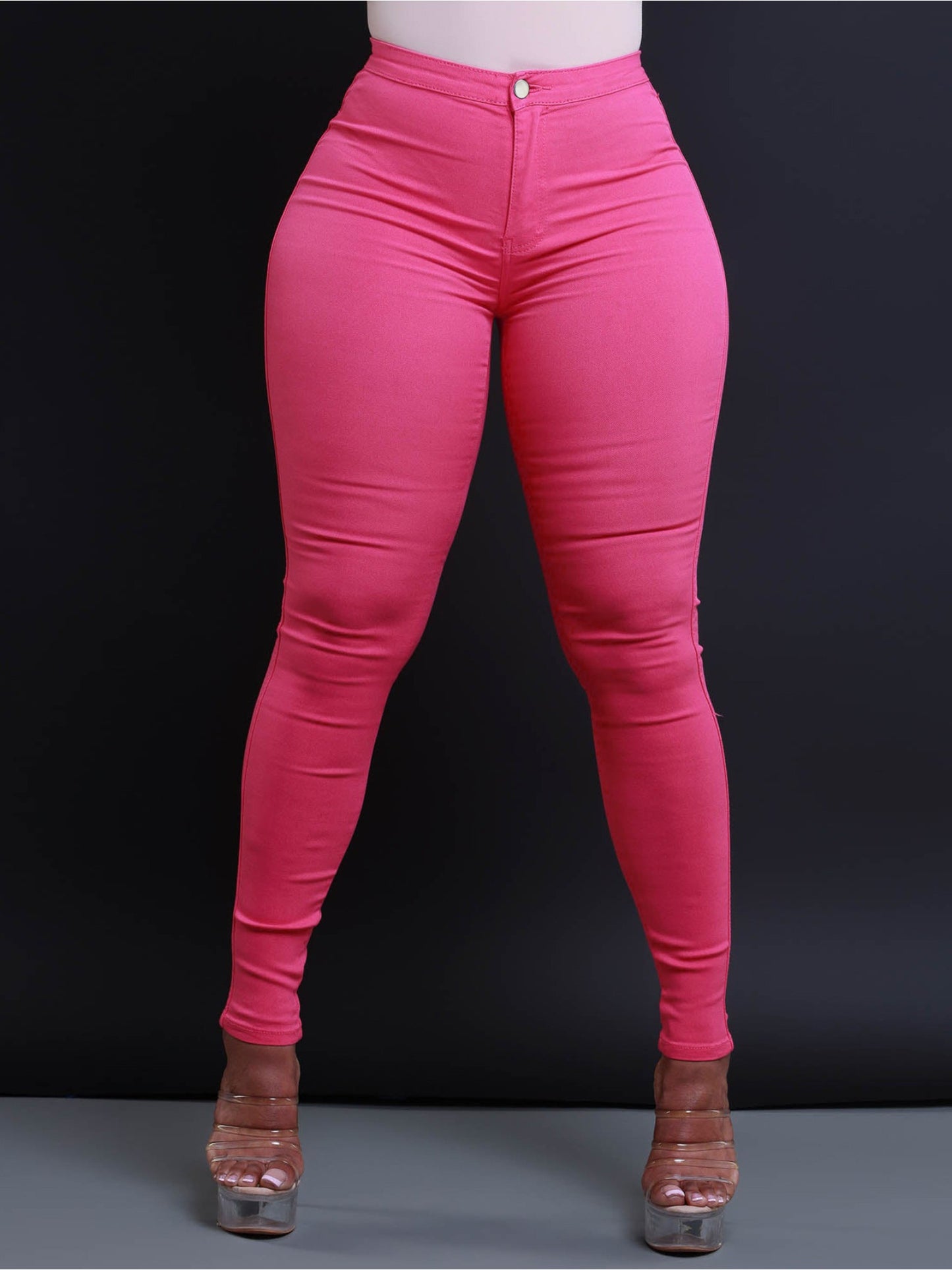 Summer Skinny Jeans Mid Rise Sculpting Denim in Seasonal Colors