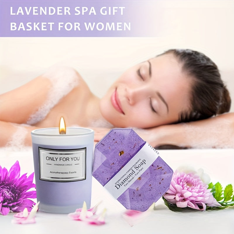 Mother'S Day Gift, Gifts For Women, Valentines Day Gift, Women Gifts For Christmas, Anniversary, Birthday Gifts For Women, Ideal Gifts For Her, Bath Care Gift Box Set - Including Cup, Bath Bombs, Bath Salts, Candles, Self Car
