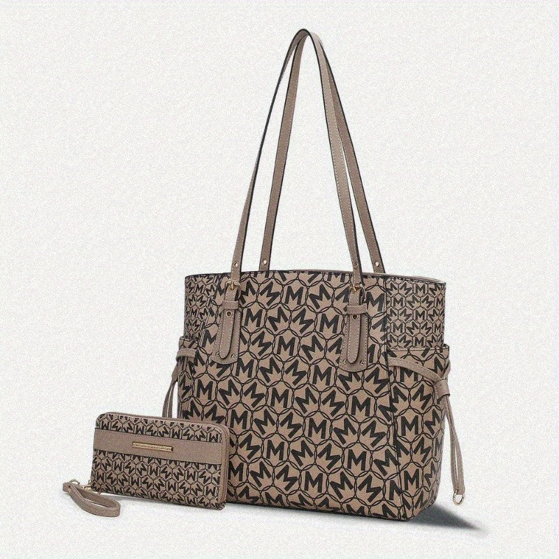 MKF Collection Pauline Tote Bag with Wallet by Mia K