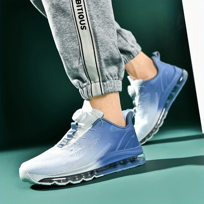 Women' S Men' S Running Shoes, Fashionable Sports Shoes, Rotating Buckle Anti Slip Training Sports Shoes