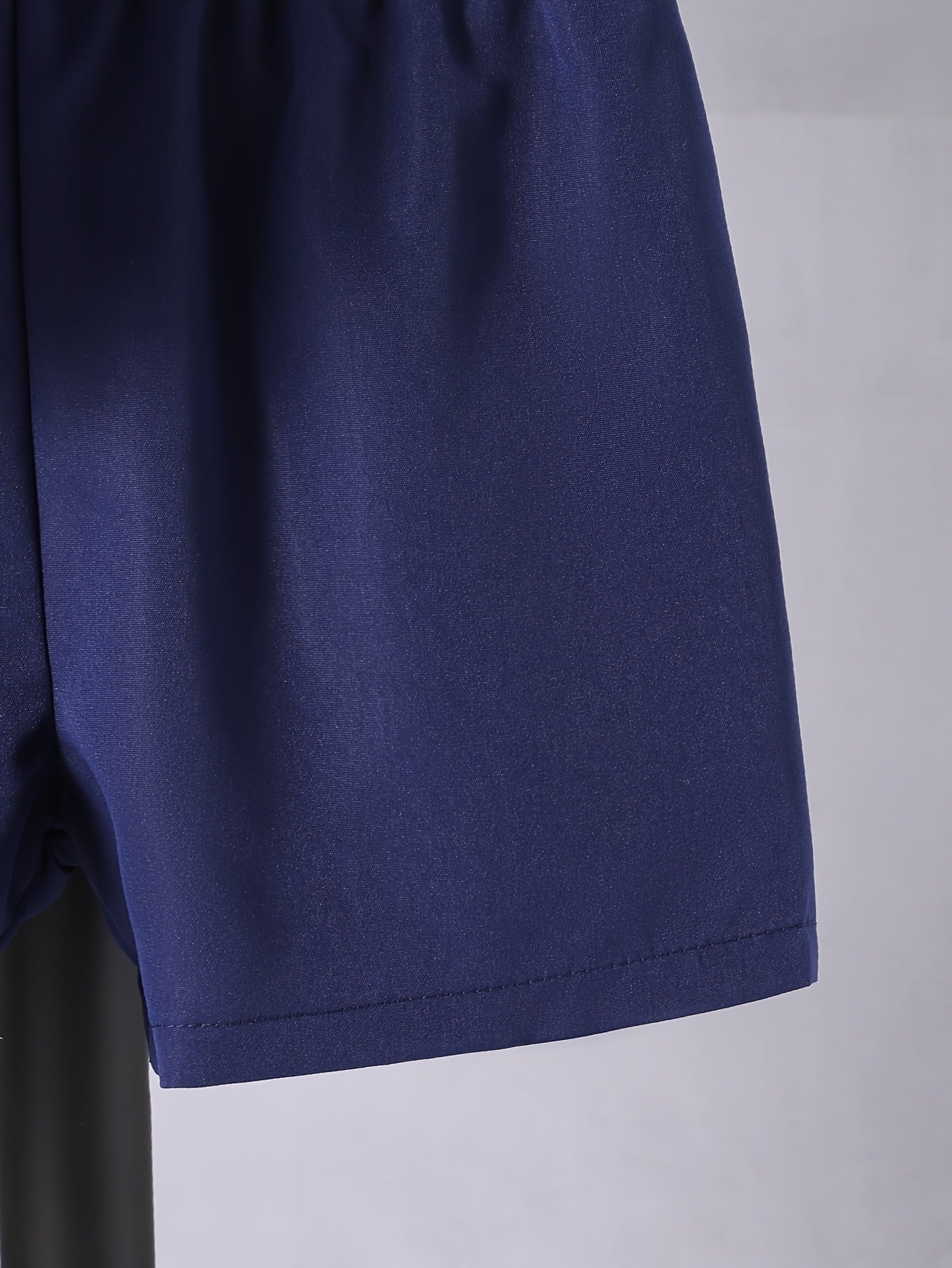 1set (2pcs)-Kids Boys Blue Tropical Beach Scene Print Short Sleeve Shirt And Shorts Set For Beach & Summer Activities (Excluding White T-shirt), for Outdoor