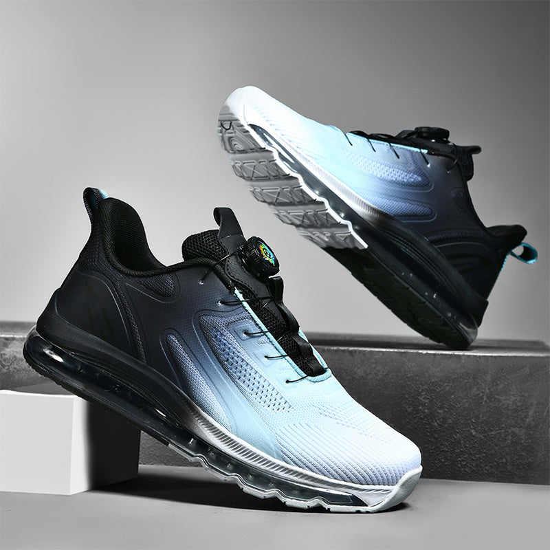 Women' S Men' S Running Shoes, Fashionable Sports Shoes, Rotating Buckle Anti Slip Training Sports Shoes