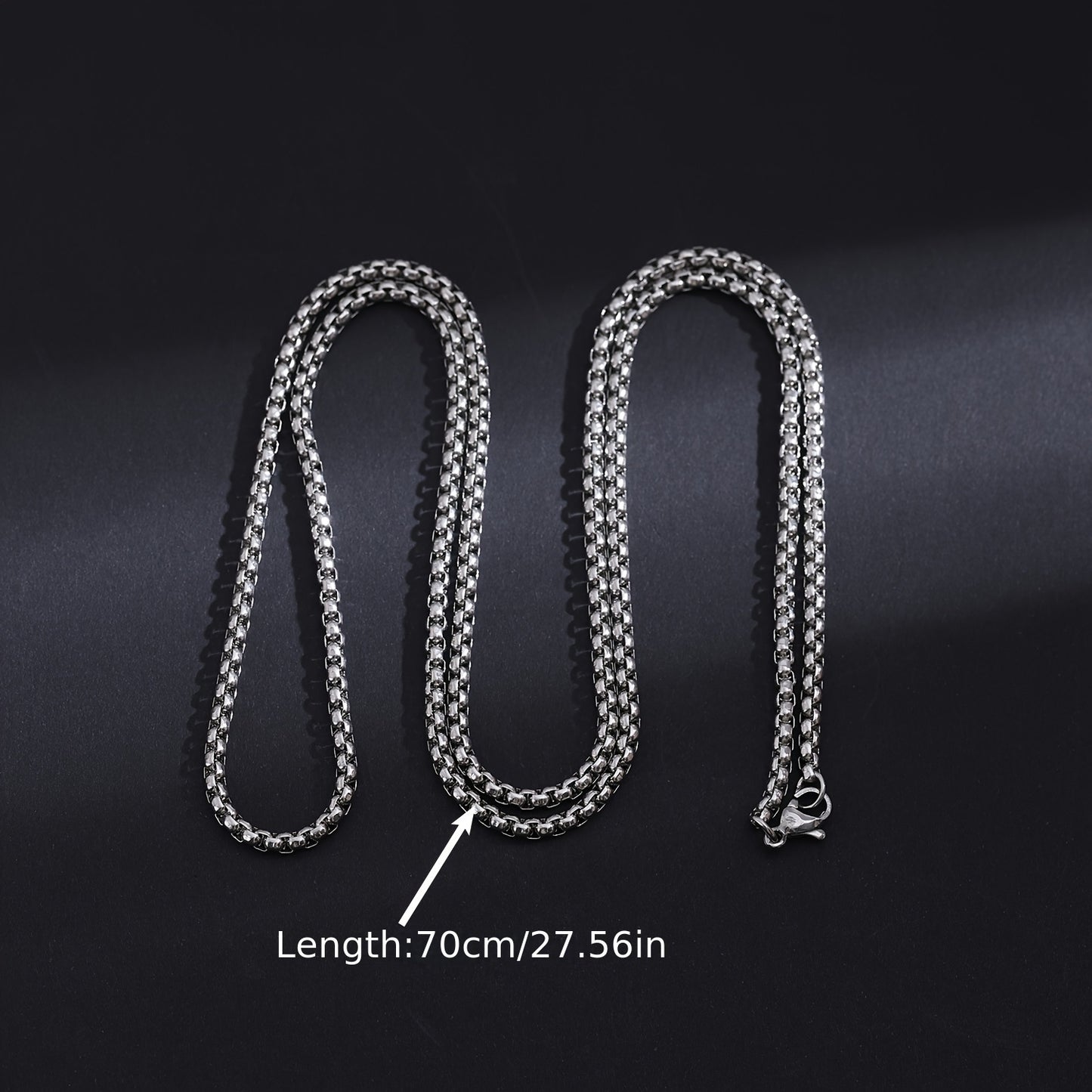 1pc Men's and Women's Fashion Pendant Necklace-26 Crown-shaped Fancy English Letter Pendant Necklace with Round Box Chain-Hip-hop Style Niche Necklace Jewelry Gift