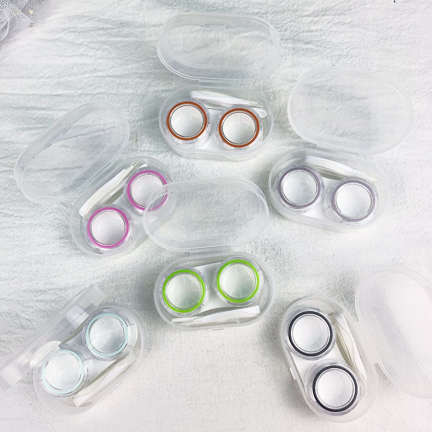 Easy To Carry Cartoon Case Contact Lens