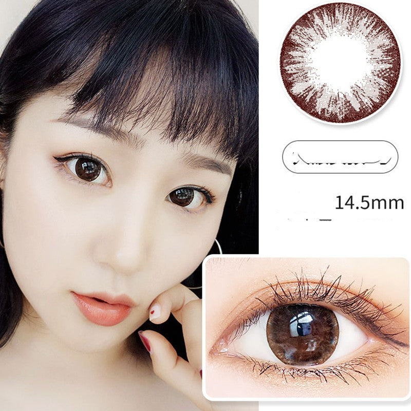 Loli Colorful Fruit Qi Beautiful Pupil Half A Year Throw Girl Contact Lenses