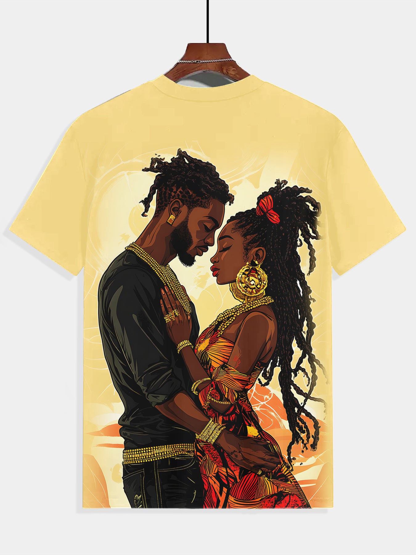 Summer Men'S Outdoor Leisure Sports T-Shirt, Simple Retro Street Cool Hip Hop Cartoon Character 3D Printed T-Shirt