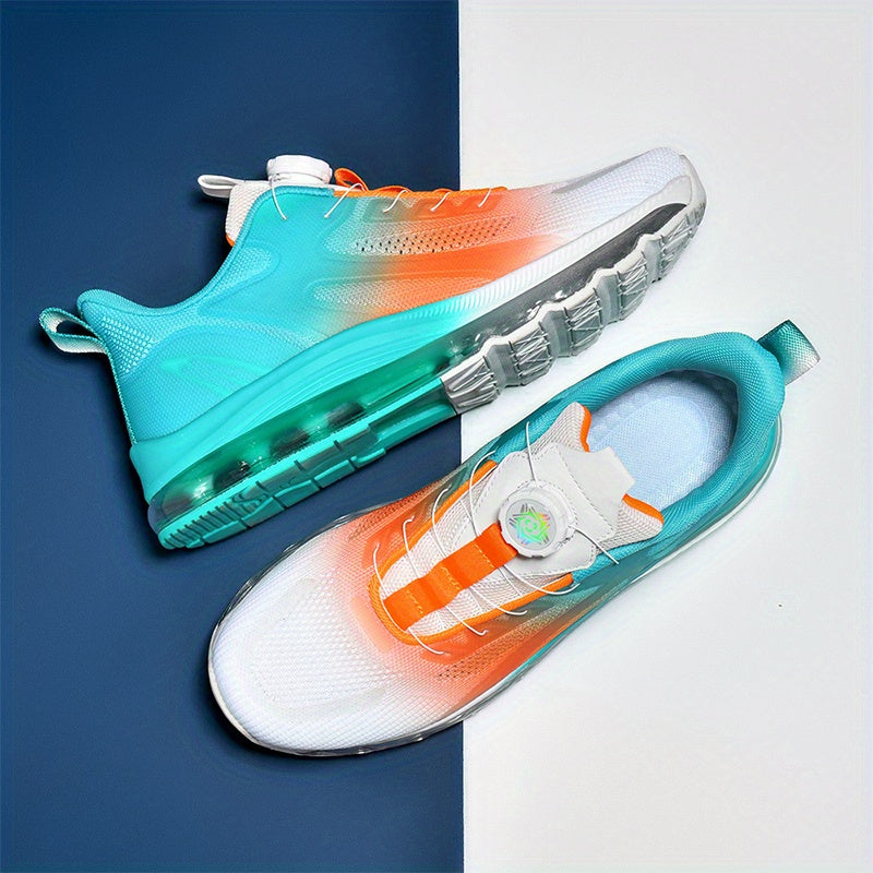 Women' S Men' S Running Shoes, Fashionable Sports Shoes, Rotating Buckle Anti Slip Training Sports Shoes