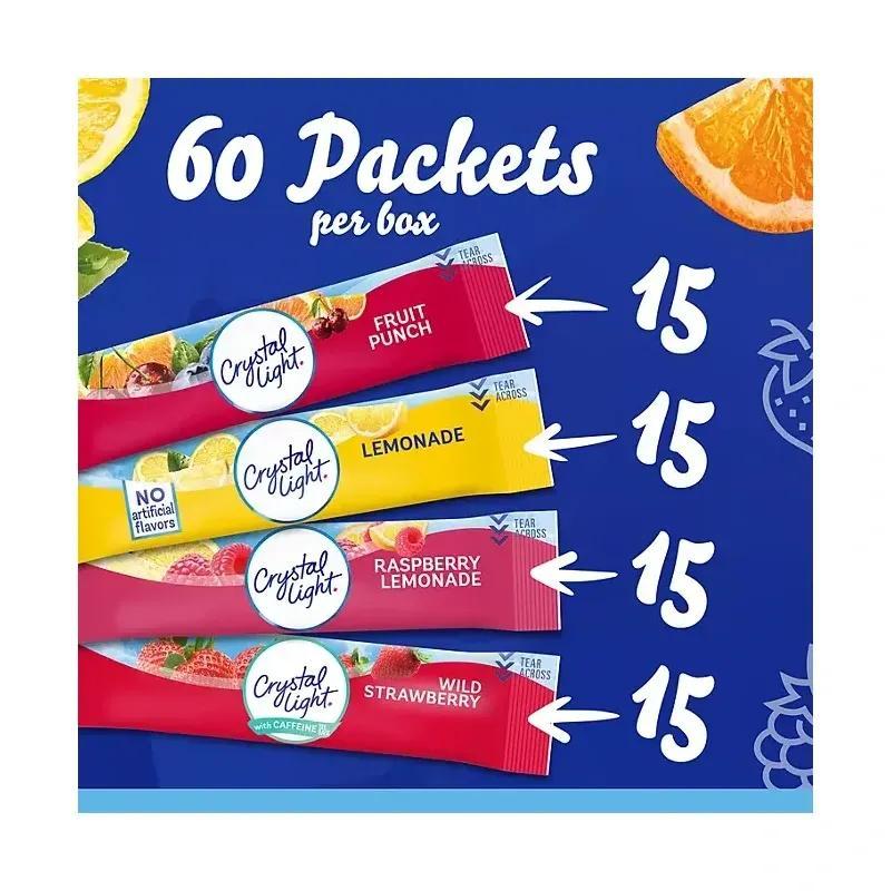 Crystal Light Variety Pack Drink Mix Packets 60 pk.6.3oz
