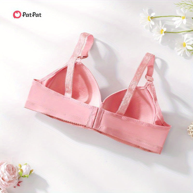 Patpat Women's 4-Pack Lace Wireless Bra - Sexy & Comfortable Soft Seamless Underwear for Casual Attire, Breathable & Affordable, Sizes S-XXL