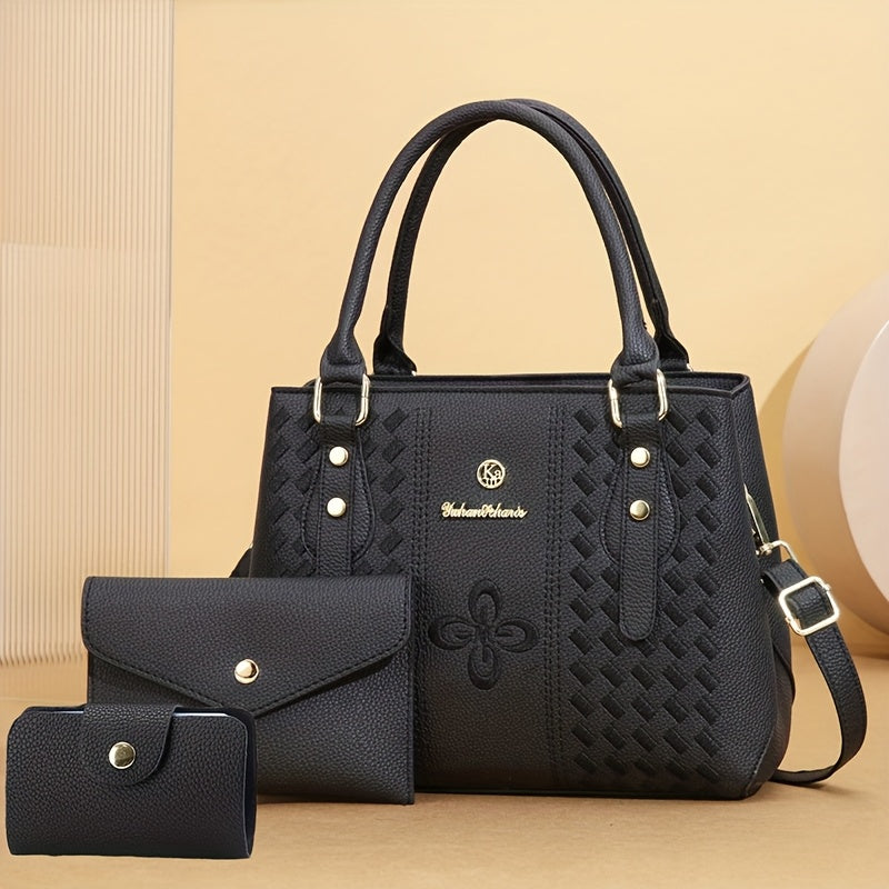 Women'S Handbag, Holiday Gift Bag, Crossbody Bag, Tote Bag, Phone Bag, Multi-Piece Set, High-End Niche Design, Fashionable, New Arrival, Suitable for Travel, Shopping, And Daily Use, Can Be Used As Christmas Or Thanksgiving G