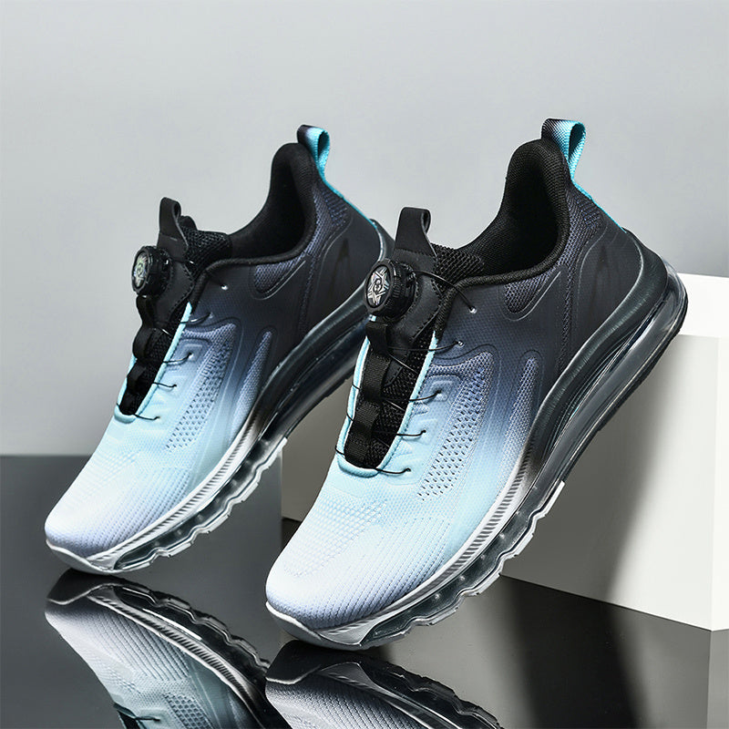 Women' S Men' S Running Shoes, Fashionable Sports Shoes, Rotating Buckle Anti Slip Training Sports Shoes