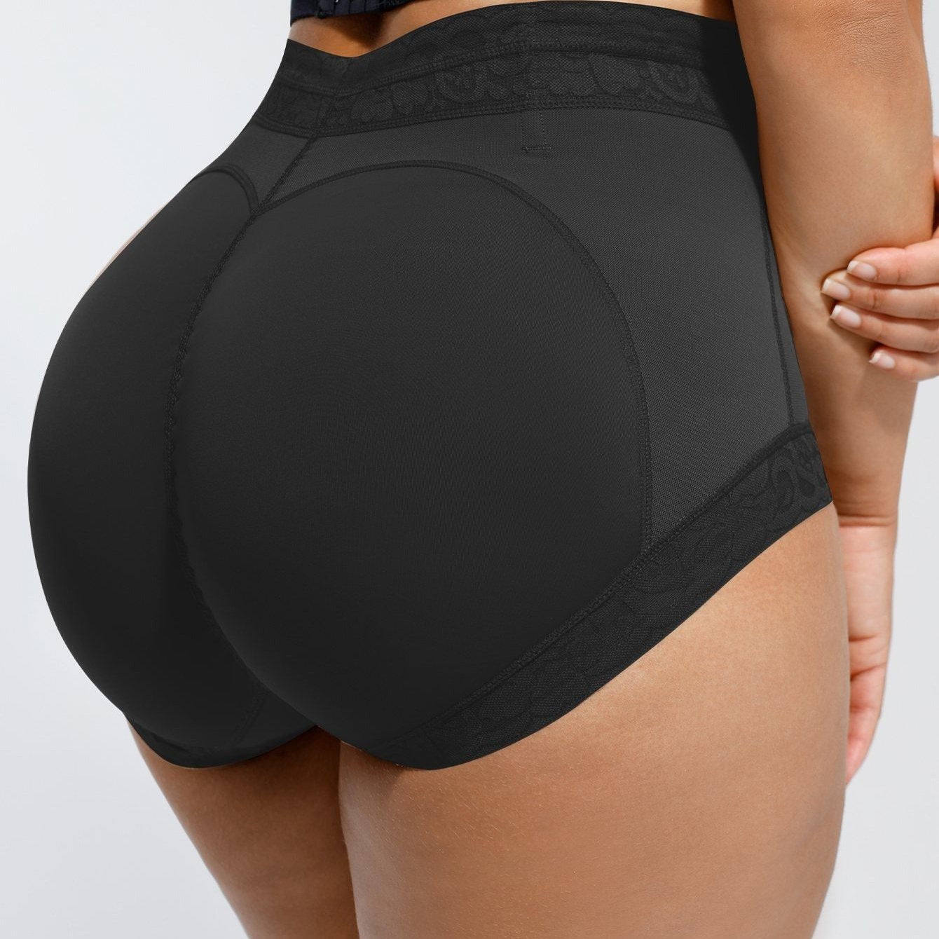 Tummy Control High-Waist Shapewear Panties - Butt Lift, Warmth, Non-See-Through, Nylon/Spandex Blend, Solid Color