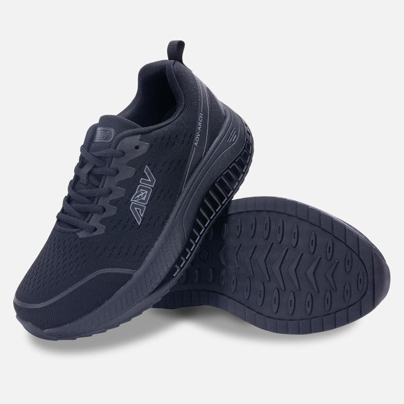 Women'S Lightweight Mesh Casual Sports Shoes - Breathable, Lace-Up Running Shoes, Comfortable Rubber Soles, Fashionable Solid-Color Casual Walking Shoes