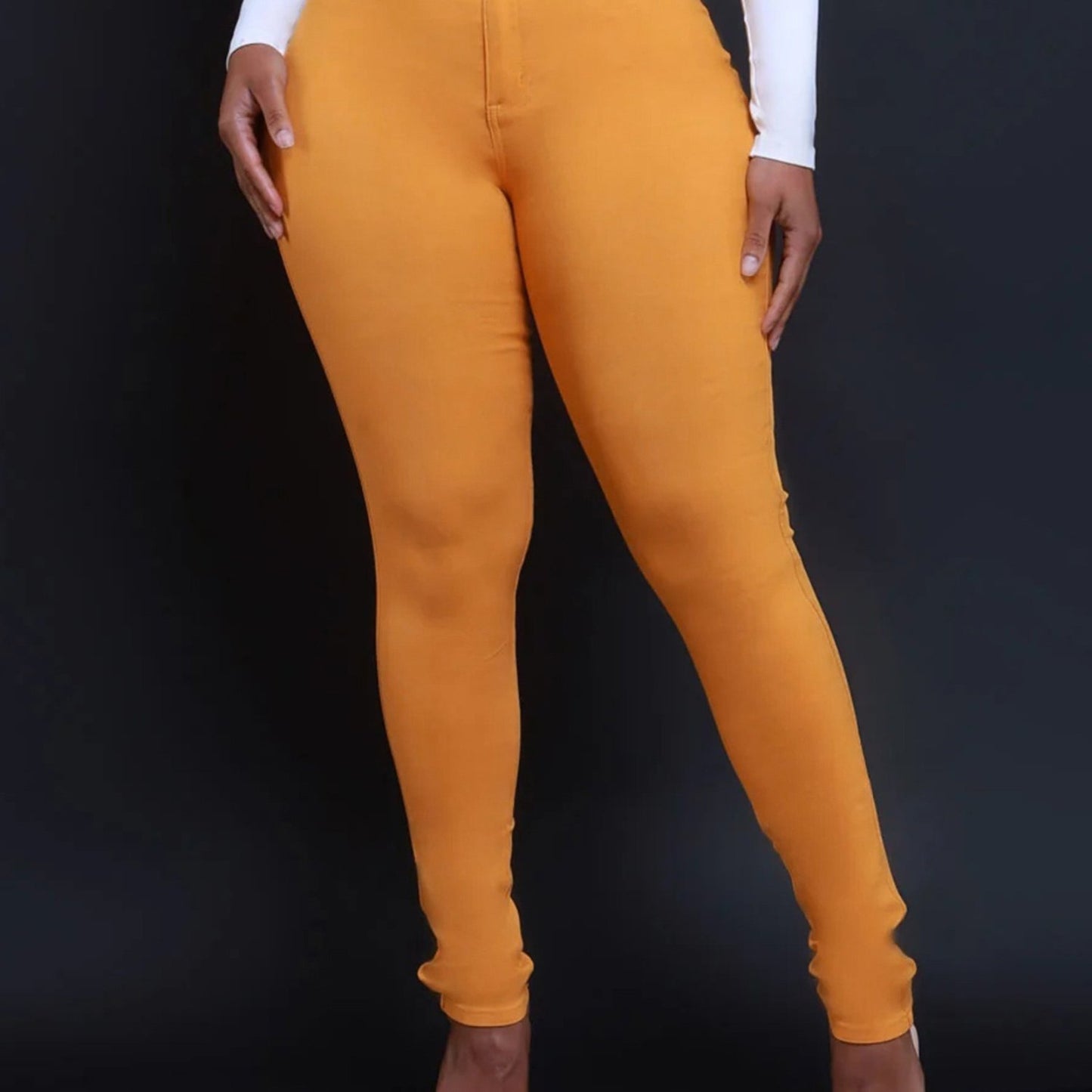 Summer Skinny Jeans Mid Rise Sculpting Denim in Seasonal Colors