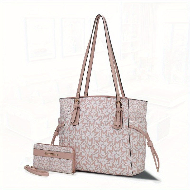 MKF Collection Pauline Tote Bag with Wallet by Mia K