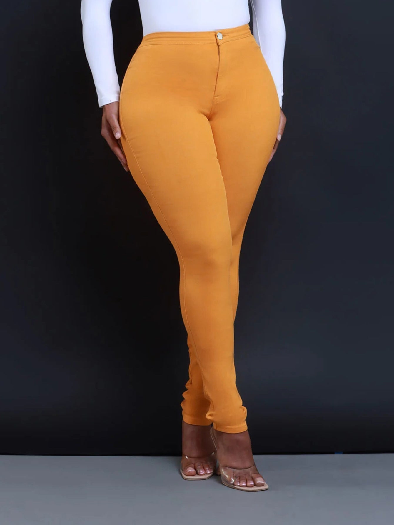 Summer Skinny Jeans Mid Rise Sculpting Denim in Seasonal Colors