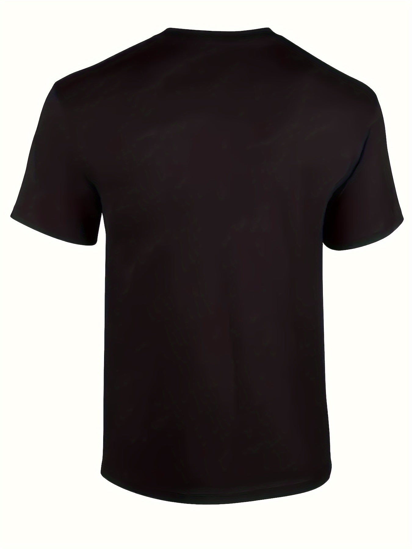 Popeye Mens DJ Popeye Spinning A Record Funny Black Shirt New M, Short Sleeve Cotton T-Shirt, Crew Neck, Soft, Breathable, Regular Fit.