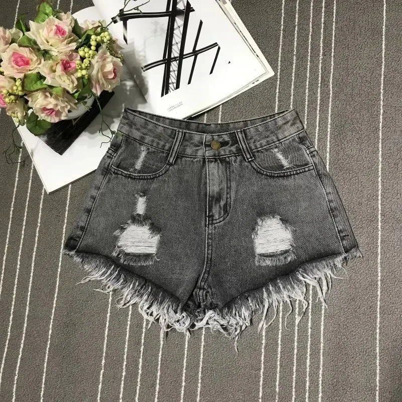 Plus-Size Women's Summer Slimming Wide-Leg High-Waisted Shorts A- Line Casual Style Loose Fit For Plump Girls Korean Trend