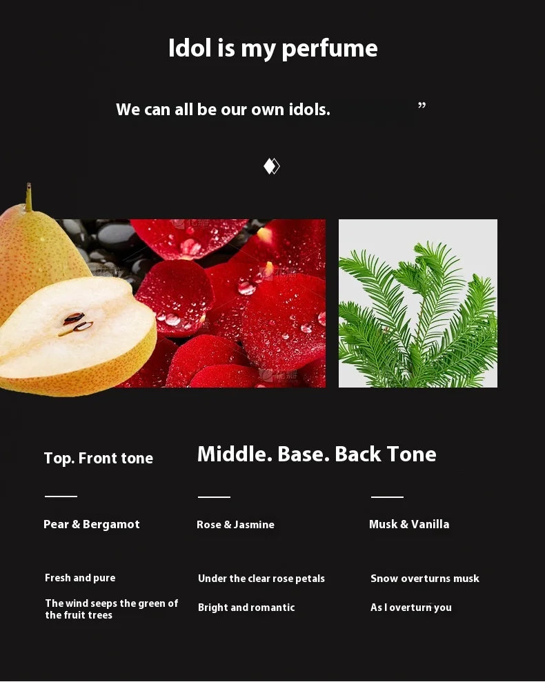 Brand Perfume Rose Women Suit Perfume Spray Flirting Pheromone Long Lasting Light Fragrance Floral Fruity Vibrant Romance Gift