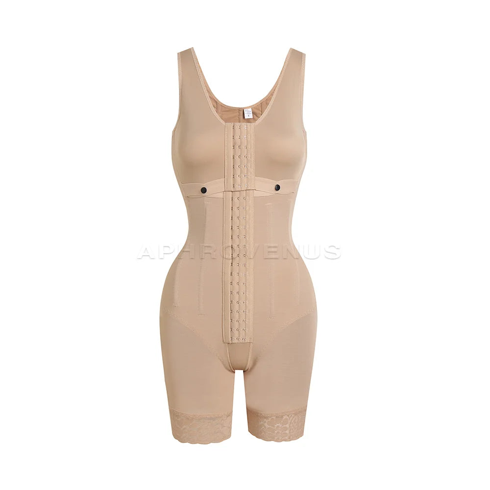 Fajas Colombianas High Compression Flatten Abdomen Body Shaper Tummy Control Butt Lifter Shapewear Waist Trainer Bodysuit