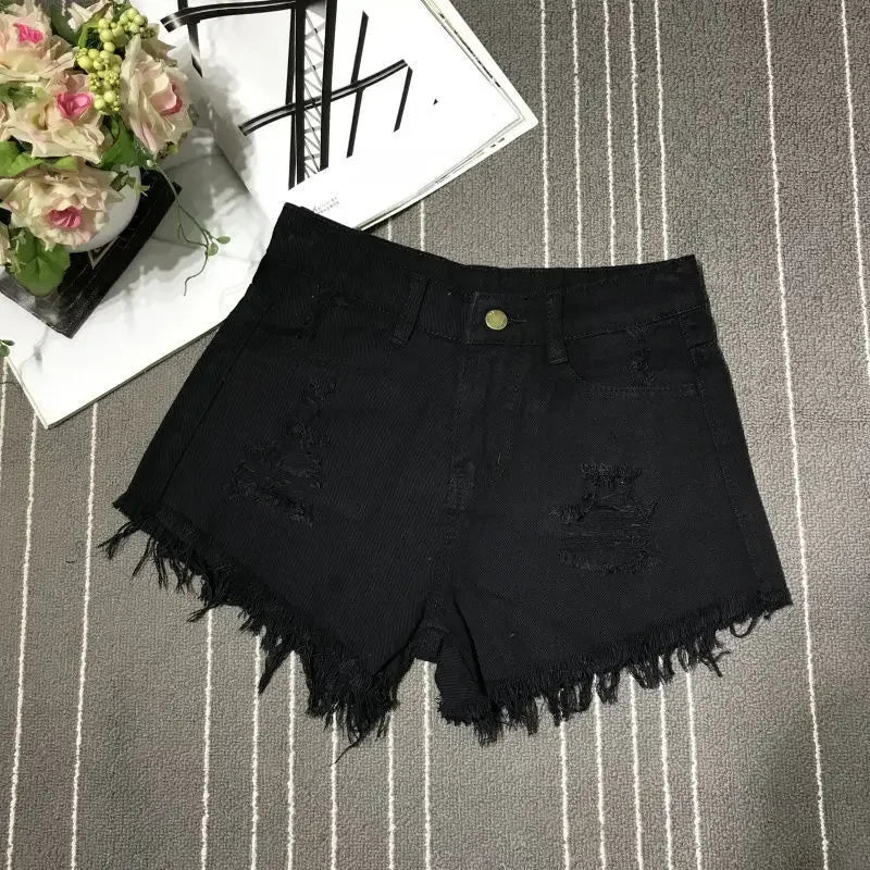 Plus-Size Women's Summer Slimming Wide-Leg High-Waisted Shorts A- Line Casual Style Loose Fit For Plump Girls Korean Trend
