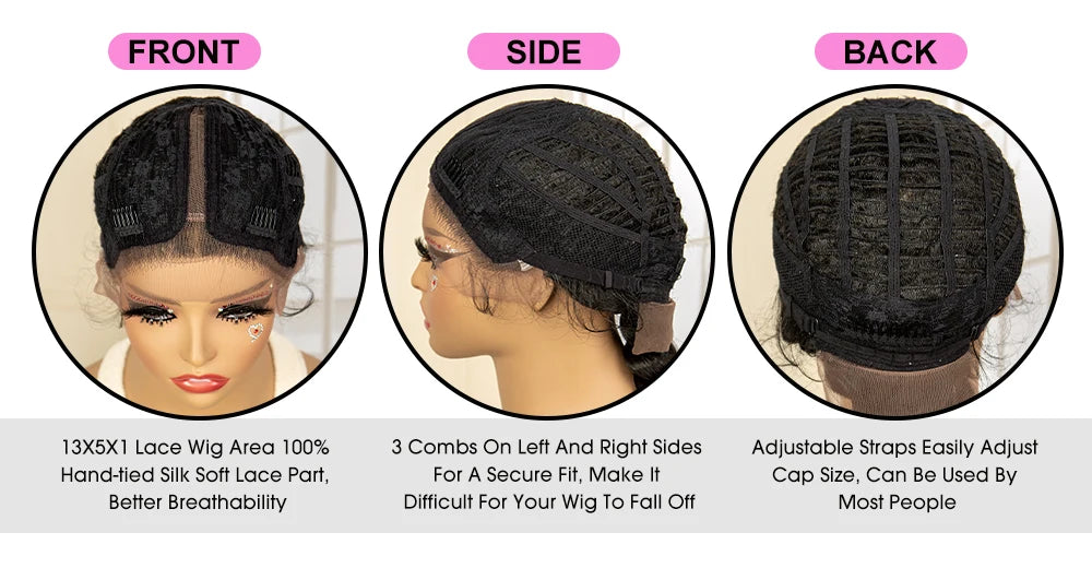 Synthetic Fishtail Braided Wigs Lace Front Wig 24 Inches Cornrow Braiding Wigs with Baby Hair for Black Women Braids Wig
