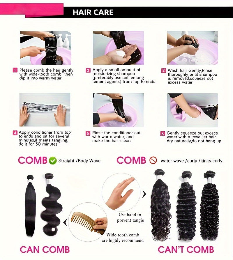 4 Body Wave Bundles with 4x4 Closure Free Part Brazilian Human Hair extension With Closure Virgin Hair 100% Unprocessed Human Hair