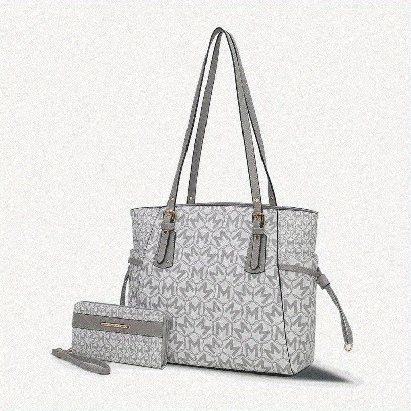 MKF Collection Pauline Tote Bag with Wallet by Mia K