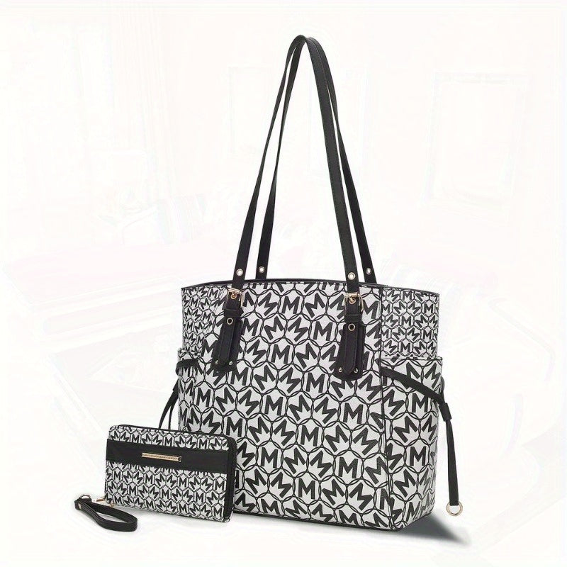 MKF Collection Pauline Tote Bag with Wallet by Mia K