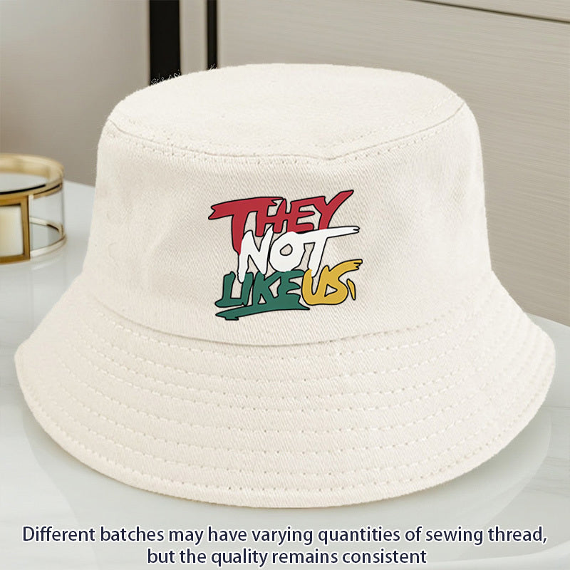 THEY NOT LIKEUS Graphic Print Bucket Hat - Lightweight Adjustable Snapback, All-Season Casual Outdoor Hat with Multi-Color Options, Machine Washable