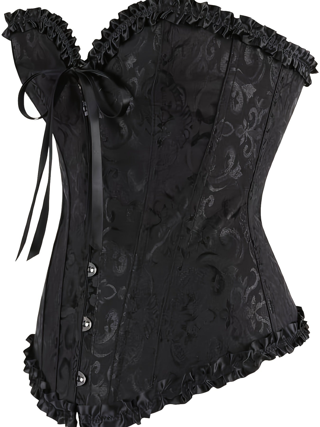 European & American Tight Bra Bone Shaping Top - Formfitting, Sexy, Floral Vintage Design | Lace Detailing, Waist-Cinching Body Shaper