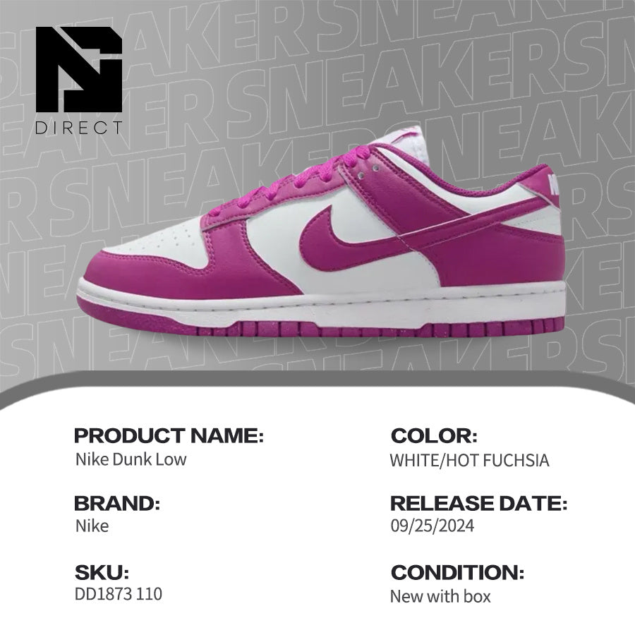 Nike Dunk Low Next Nature Hot Fuchsia DD1873 110