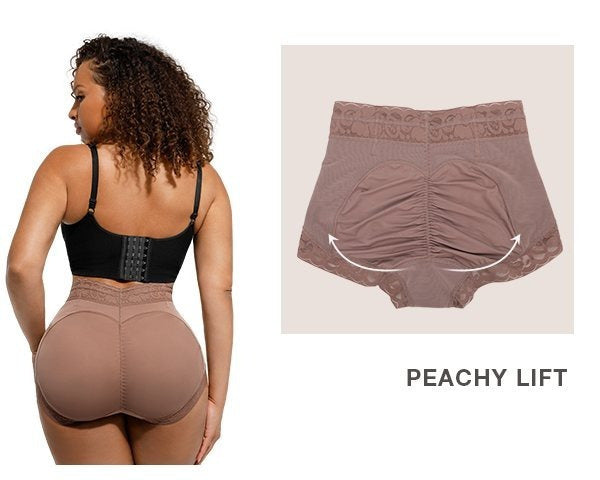 Tummy Control High-Waist Shapewear Panties - Butt Lift, Warmth, Non-See-Through, Nylon/Spandex Blend, Solid Color