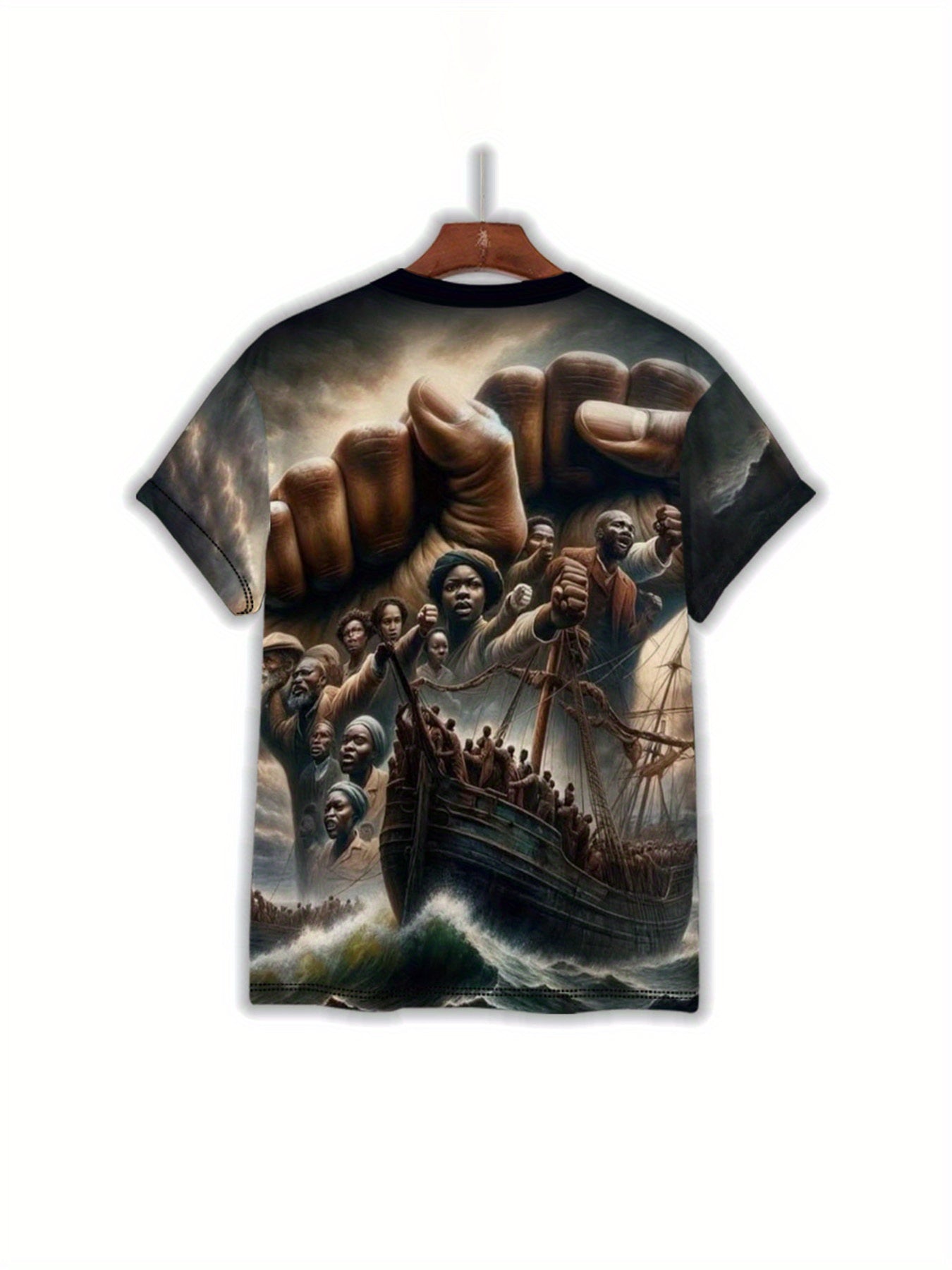 Men's 6th of July Native American Unity Graphic T-Shirt - Full-Body Historical Print Short Sleeve Crew Neck Tee, Breathable Lightweight Summer Shirt for Cultural Events & Outdoor Activities, Comfort Fit Durable Casual Top, We