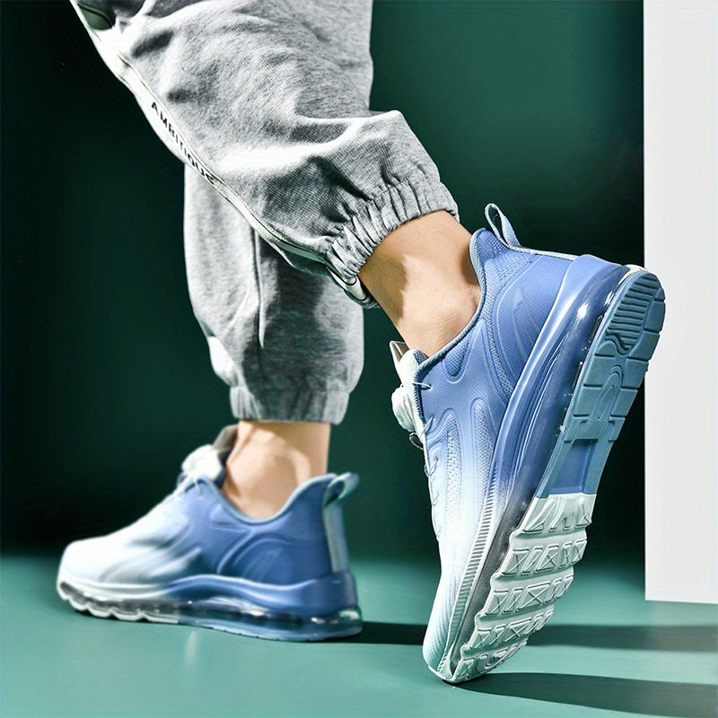 Women' S Men' S Running Shoes, Fashionable Sports Shoes, Rotating Buckle Anti Slip Training Sports Shoes