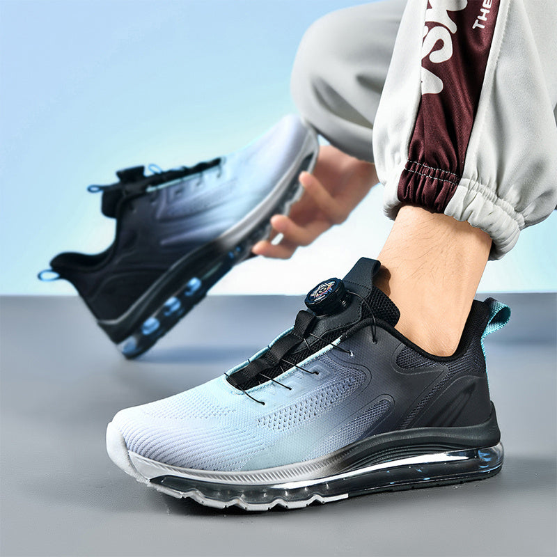 Women' S Men' S Running Shoes, Fashionable Sports Shoes, Rotating Buckle Anti Slip Training Sports Shoes