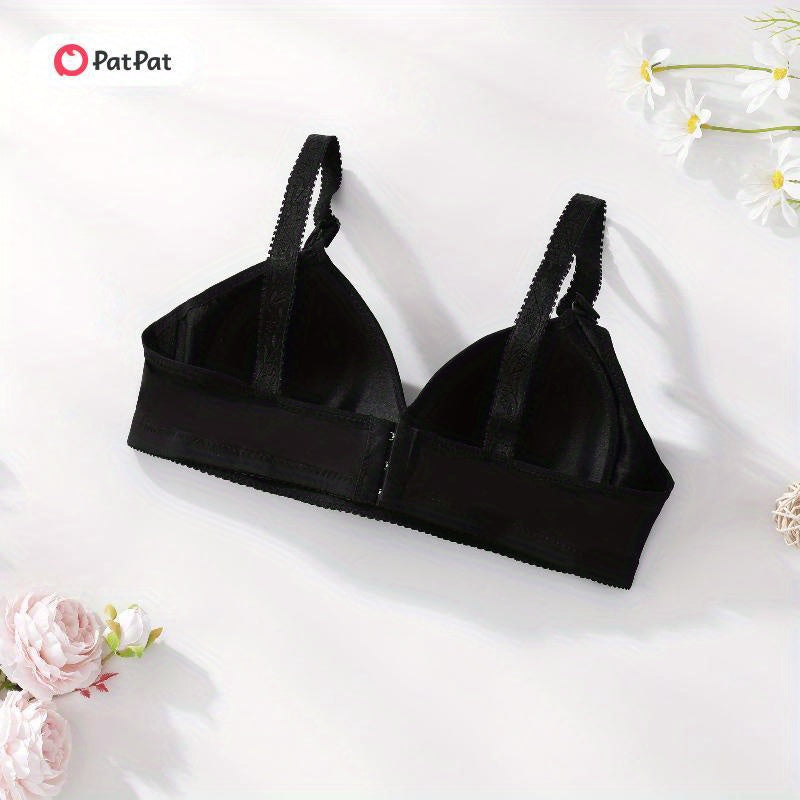 Patpat Women's 4-Pack Lace Wireless Bra - Sexy & Comfortable Soft Seamless Underwear for Casual Attire, Breathable & Affordable, Sizes S-XXL