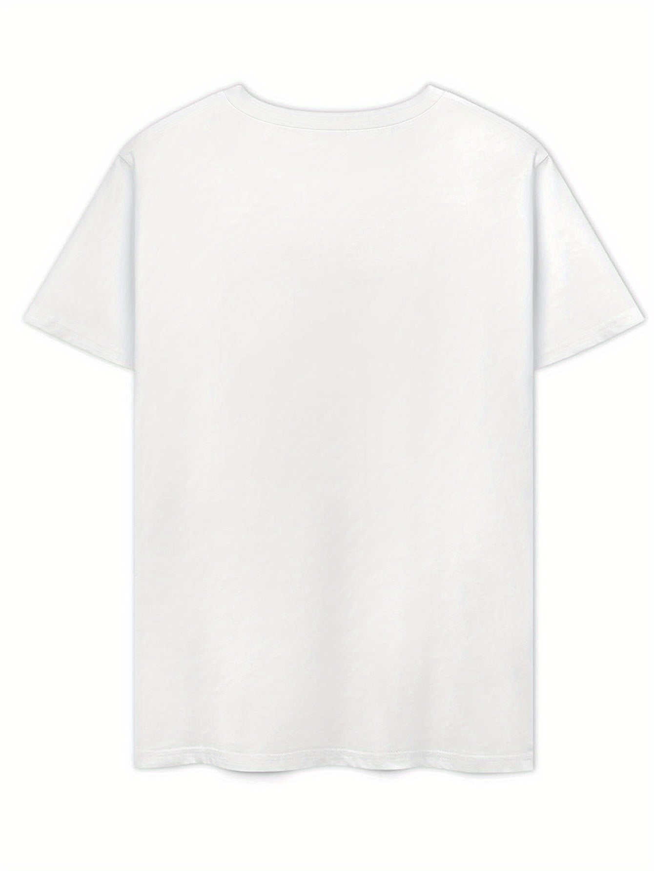 Men's Graphic T-Shirt - Soft Breathable Pure Cotton Tee with Hip-Hop Bear, Non-Transparent Fabric for Everyday Casual & Party Wear - All-Season Streetwear Essential, Summer Outfit, Playful Design, Comfortable Fit, Short Sleev