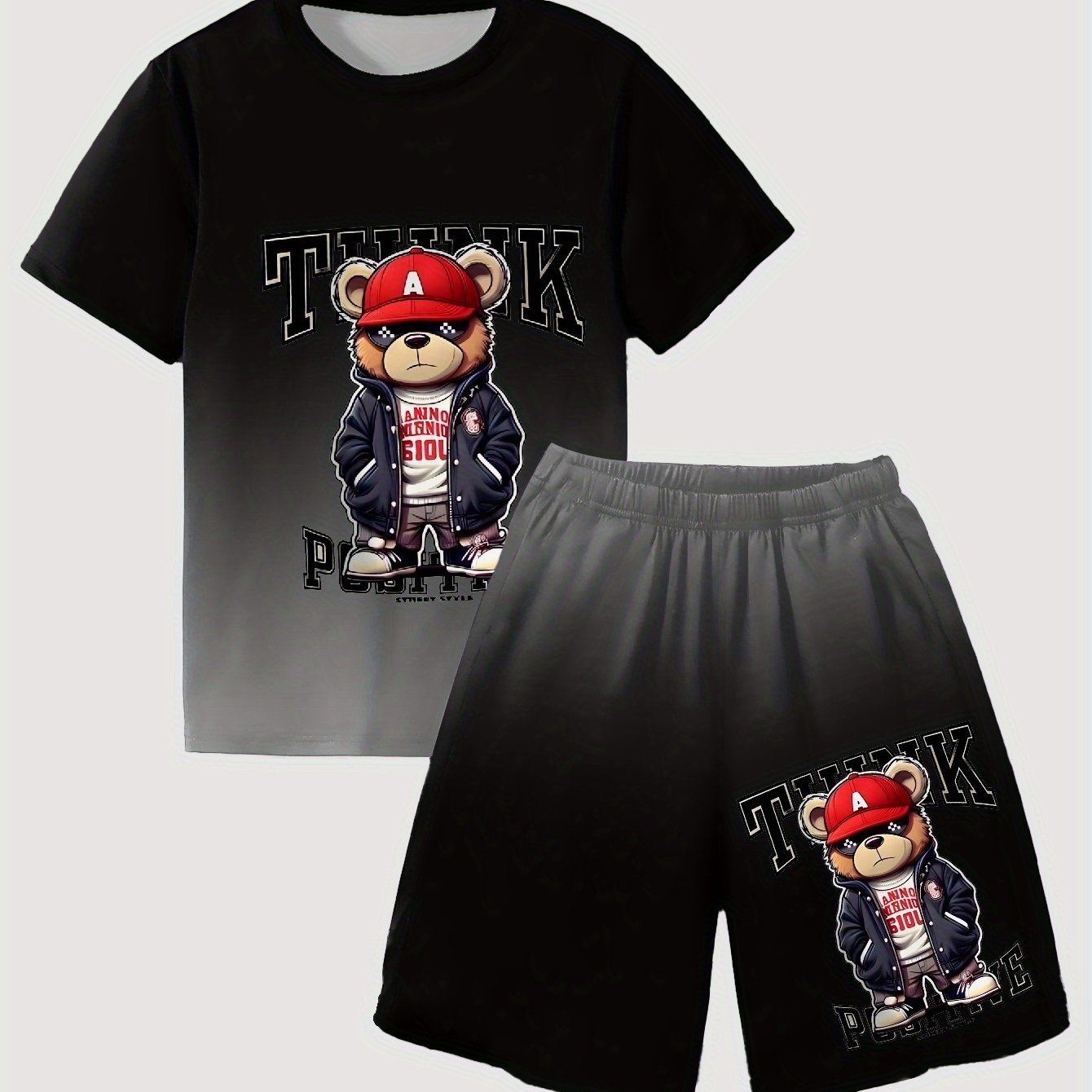 2024 New Fashion Boys Shorts Suit, Suitable for Outdoor