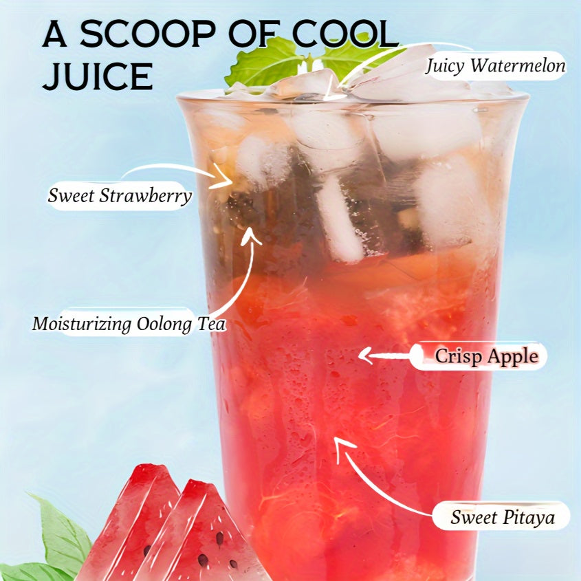 SIVANDETEA 8.82oz/250g (5g*50 Packs) Ice Shake Watermelon Oolong Tea Bags, Deliciously Fruity Flavor, And, Watermelon Herbal Iced Tea, Premium Quality Ingredients, No Additives, Easter Gifts, Easter Treats