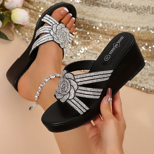 Women's Fashionable Platform Sandals with -embellished Uppers. The 2.36-inch Platform Height Is Perfect for All-day Wear and Commuting!, Women Shoes