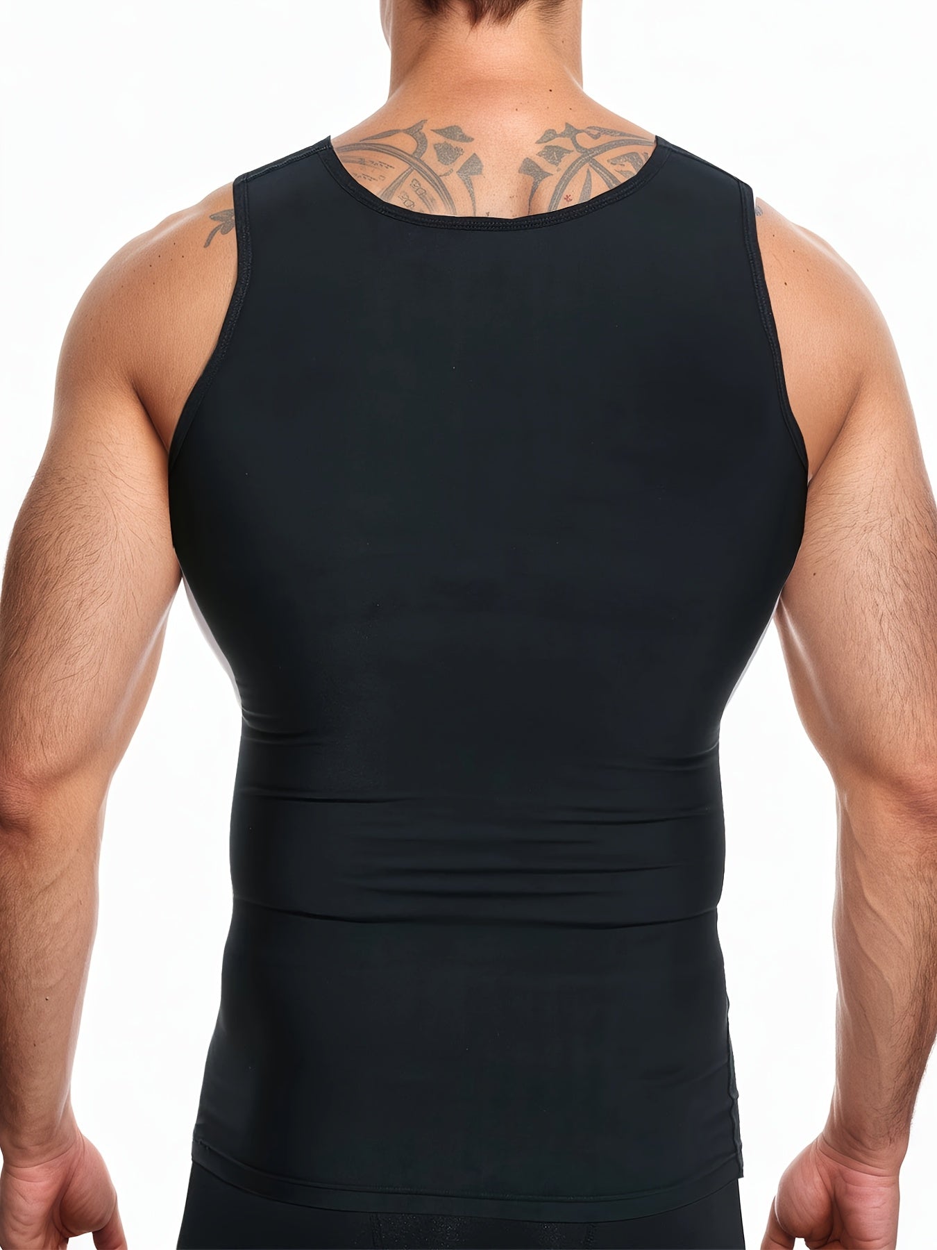 Men'S Compression Shirt For Body Shaper Tummy Control Shapewear Vest Tight Underwear Tank Top