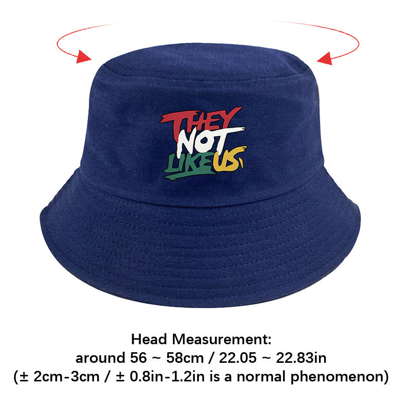 THEY NOT LIKEUS Graphic Print Bucket Hat - Lightweight Adjustable Snapback, All-Season Casual Outdoor Hat with Multi-Color Options, Machine Washable